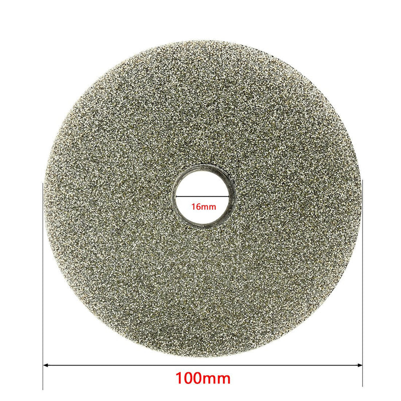  [AUSTRALIA] - uxcell 100mm 4-inch Grit 120 Diamond Coated Flat Lap Disk Wheel Grinding Sanding Disc