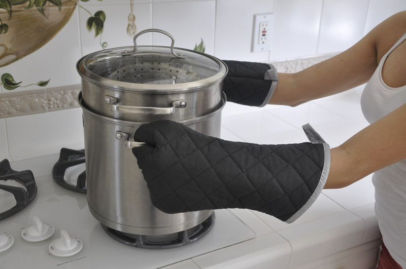  [AUSTRALIA] - Nouvelle Legende Flame Retardant Quilted Oven Mitts (2-Pack)