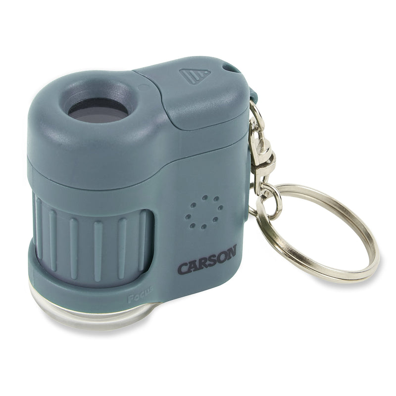  [AUSTRALIA] - Carson MicroMini 20x LED Lighted Pocket Microscope with Built-In UV and LED Flashlight Blue
