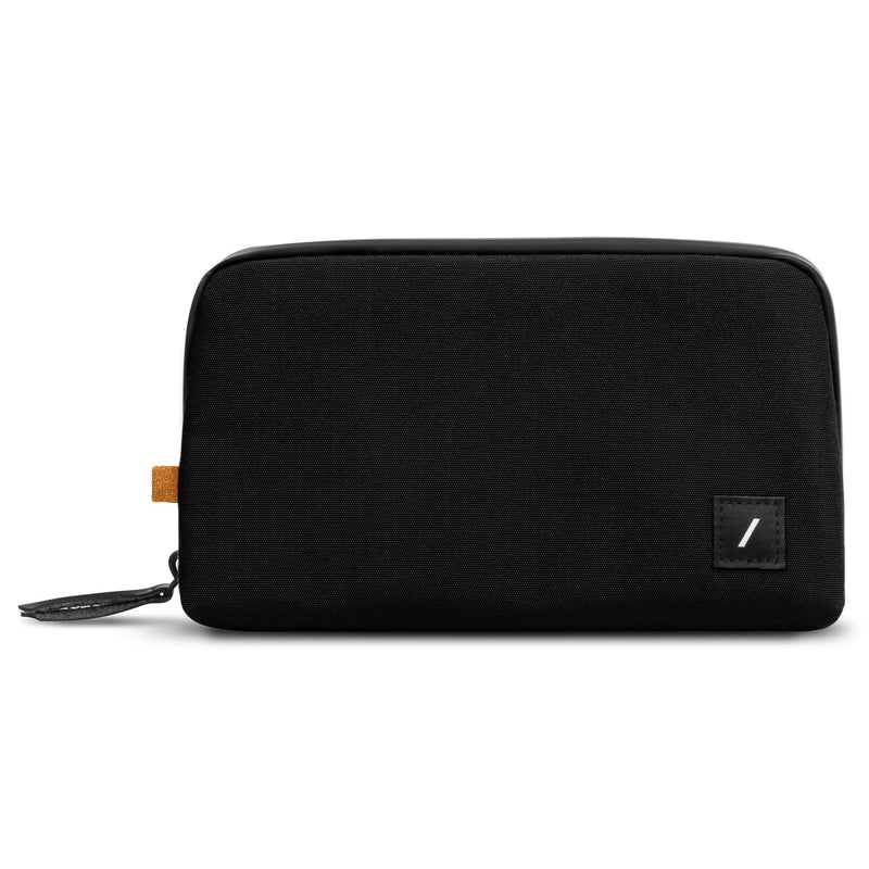  [AUSTRALIA] - Native Union Stow Lite Organizer W.F.A Tech Organizer – Minimalist Travel Pouch Made of Recycled Materials for Everyday Accessory Storage & Protection – Stores Cables, Chargers & More (Black) Black