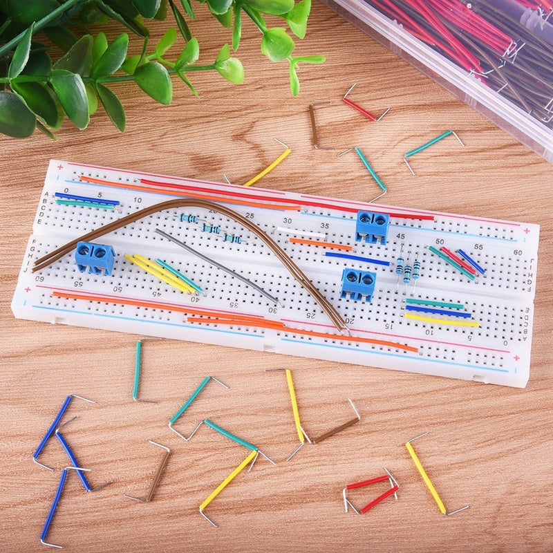  [AUSTRALIA] - AUSTOR 560 Pieces Jumper Wire Kit 14 Lengths Assorted Preformed Breadboard Jumper Wire with Free Box