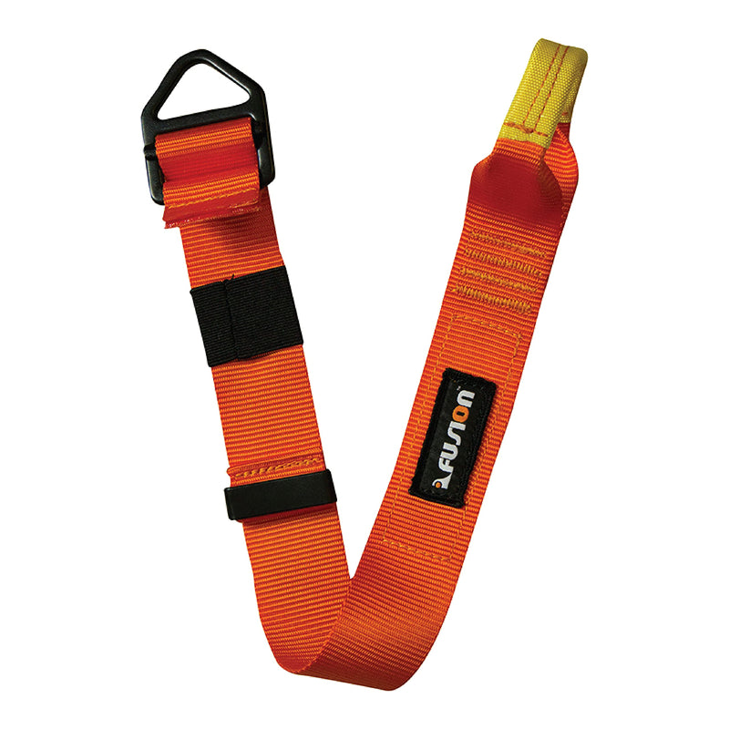  [AUSTRALIA] - Fusion Adjustable Lanyard with D-Ring, Orange ,30 INCHES (TZP-16-3)