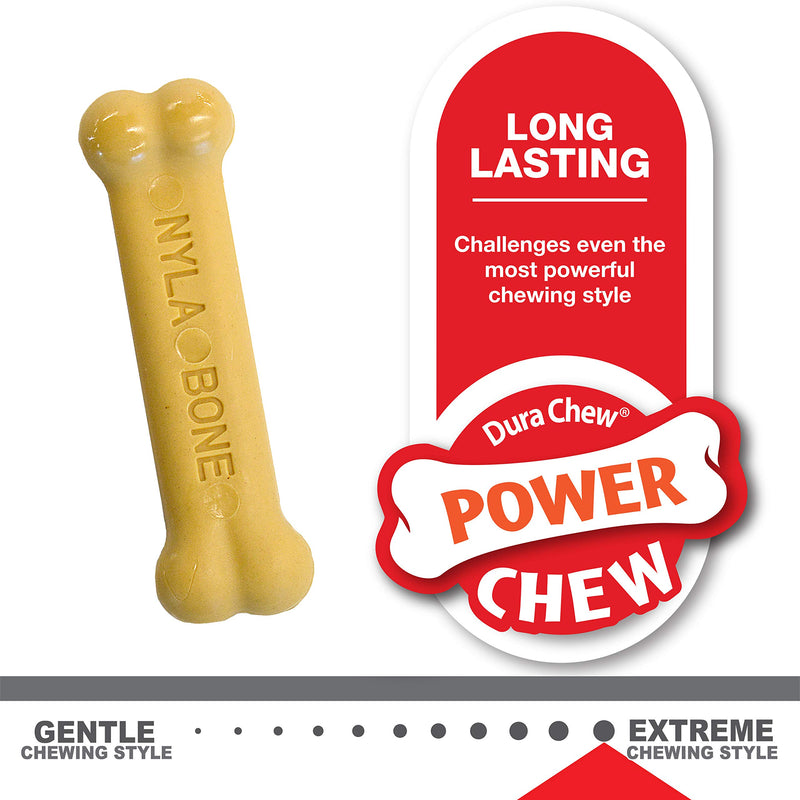 Puppy Chew Toys for Teething Puppies | Small/Regular - Up to 25 Ibs. Bones Peanut Butter & Chicken X-Small/Petite (2 Count) - LeoForward Australia
