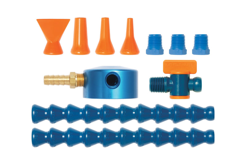  [AUSTRALIA] - Loc-Line Coolant Hose Magnetic Base Manifold Kit, 12 Piece, 1/4" Hose ID