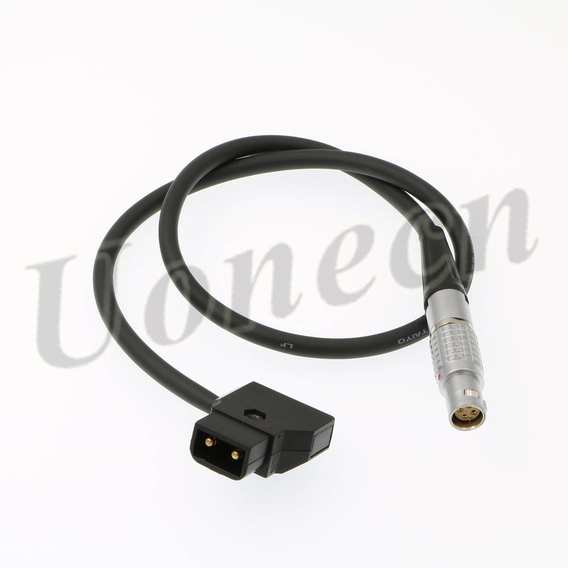  [AUSTRALIA] - Uonecn Anton Battery Power Cable 6 pin Female to Dtap plug Flexible Soft Cable For Red Scarlet Epic Camera 50cm