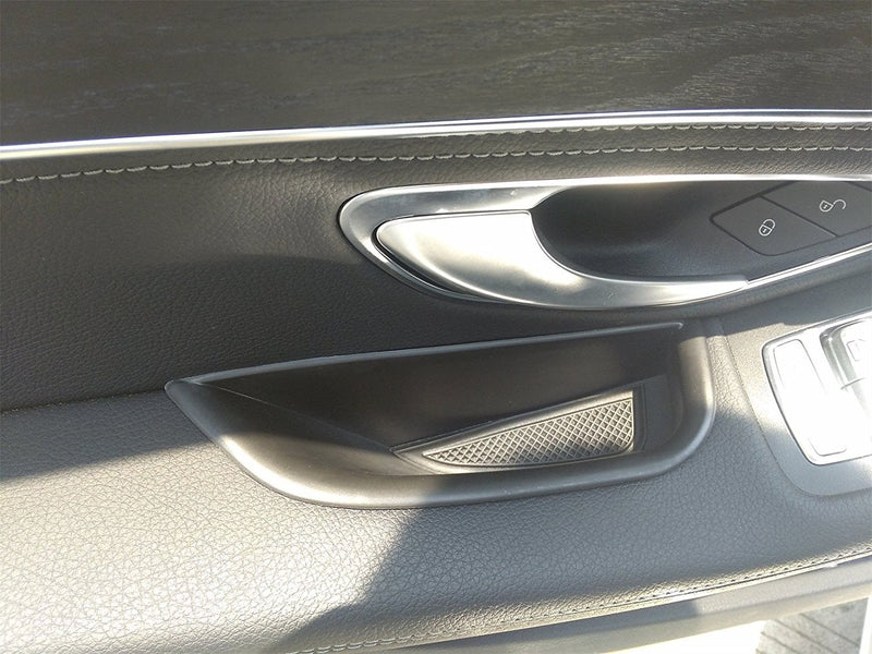  [AUSTRALIA] - Vesul Front Row Door Side Storage Box Handle Pocket Armrest Phone Container Fits on Mercedes Benz GLC GLC250 GLC300 GLC350 GLC43 AMG C-Class Sedan C300 C450 C63 AMG W205 2015 2016 2017 2018 2019 Door Storage Box For GLC/C-Class Sedan 2015-2019