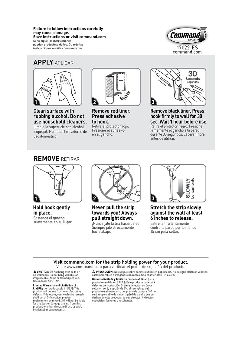 Command Small Refill Replacement Strips, White, 64-Strips - Easy to Open Packaging 64 Refill Strips - LeoForward Australia