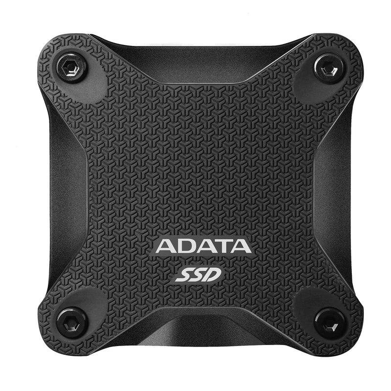  [AUSTRALIA] - ADATA SD600Q 480GB Ultra-Speed Portable Durable External SSD - Up to 440MB/s - 3D NAND USB3.2 Black (ASD600Q-480GU31-CBK)