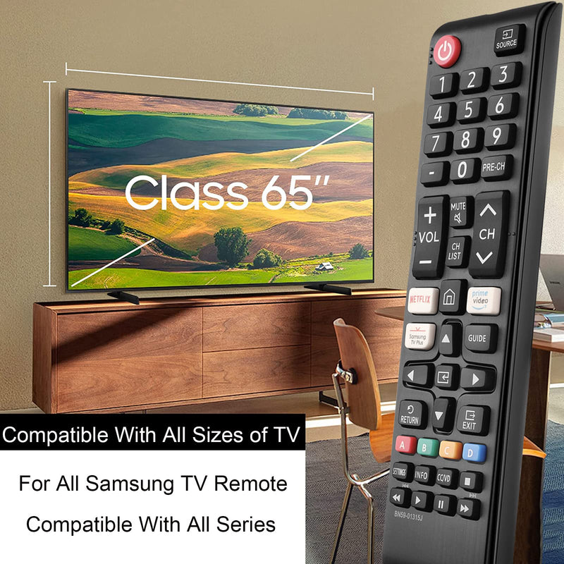  [AUSTRALIA] - Universal for Samsung Smart TV Remote Control Replacement for All Samsung TV Series Remote with Quick Function Buttons for Netflix, Prime Video and Samsung TV Plus