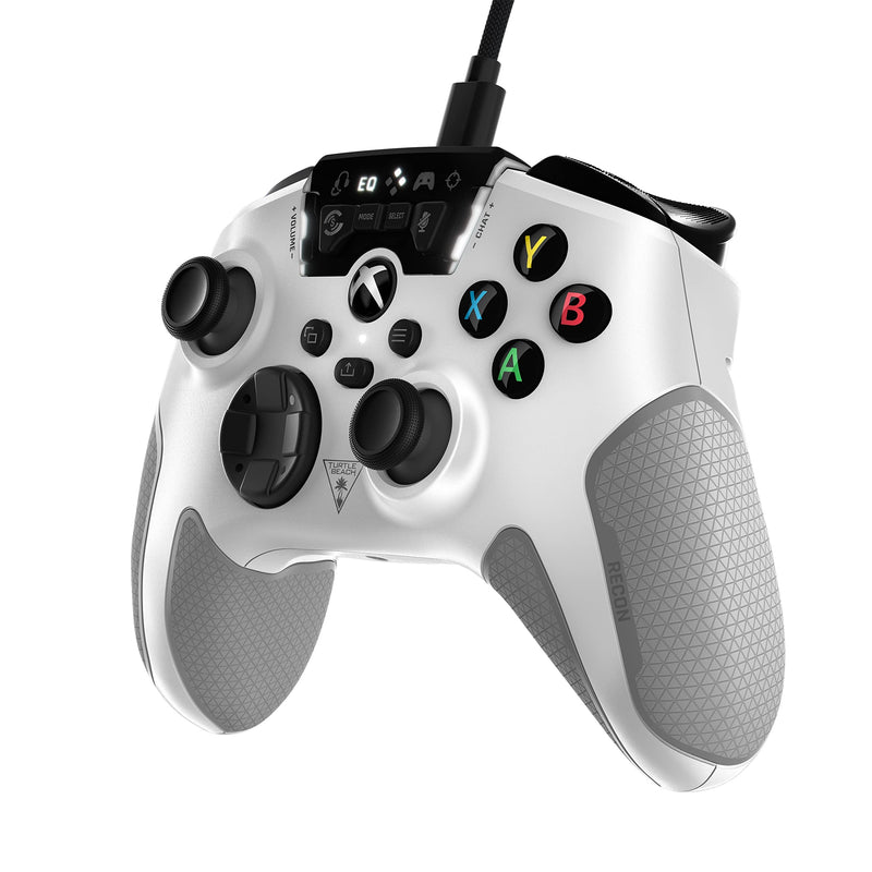  [AUSTRALIA] - Turtle Beach Recon Controller Wired Gaming Controller for Xbox Series X & Xbox Series S, Xbox One & Windows 10 PCs Featuring Remappable Buttons, Audio Enhancements, and Superhuman Hearing - White