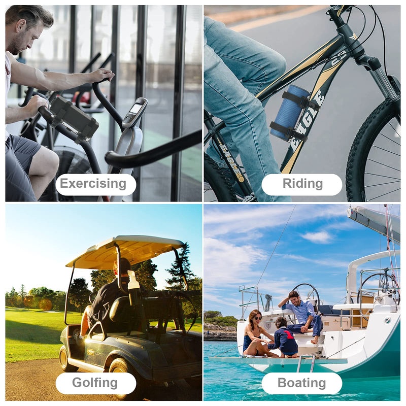  [AUSTRALIA] - Portable Speaker Mount for Bike Golf Cart Accessories UTV Boat Railing, TXEsign Metal Bike Speaker Mount Strap Bike Speaker Holder Speaker Strap Speakers Attachment Accessory Holder Bar Rail