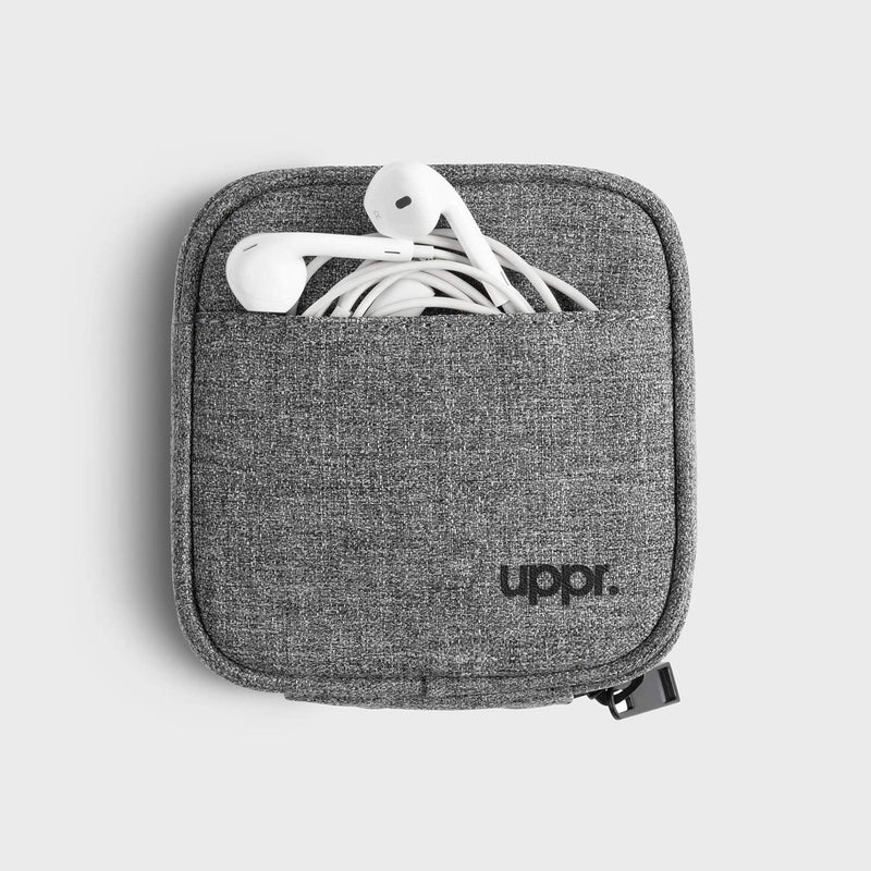  [AUSTRALIA] - UPPERCASE ORGANIZER 5.0 Small Portable Electronics Accessories Travel Storage Pouch Compatible with MacBook Chargers and Other Tech Gears, Gadgets, Cables, Cords, USB Drives, Earphones New Black Label