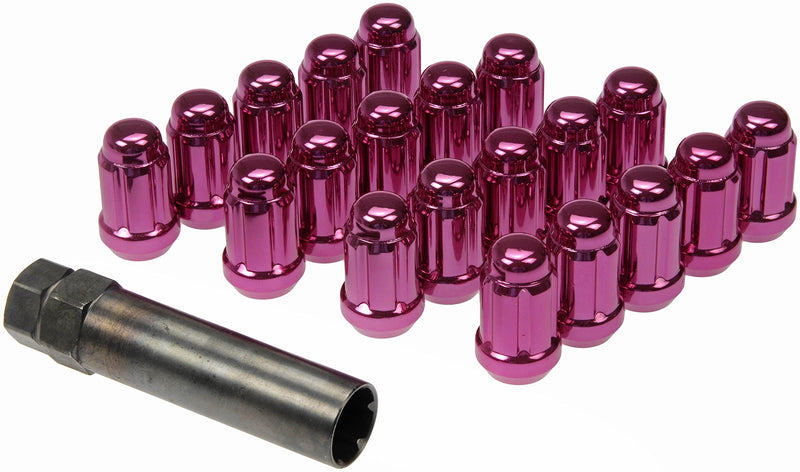 Dorman 711-355L Pack of 20 Pink Lock Nuts with Key - LeoForward Australia