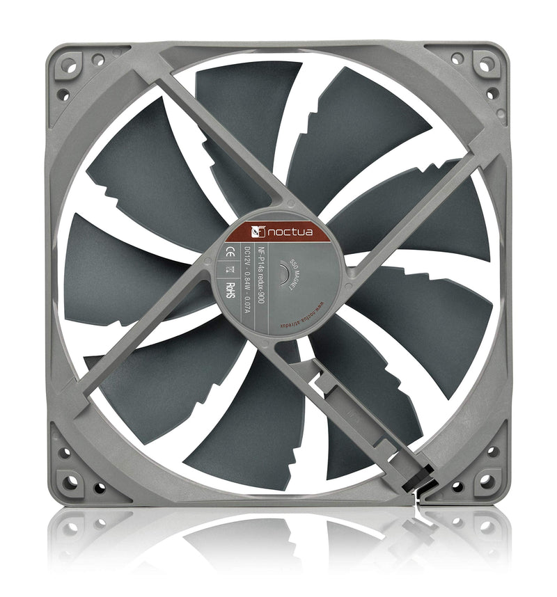  [AUSTRALIA] - Noctua NF-P14s redux-900, Ultra Quiet Silent Fan, 3-Pin, 900 RPM (140mm, Grey)