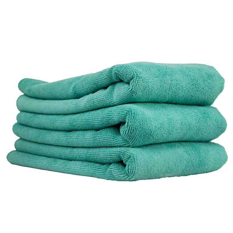  [AUSTRALIA] - Chemical Guys MIC36403 Workhorse XL Green Professional Grade Microfiber Towel, Exterior (24 in. x 16 in.) (Pack of 3) 16 in x 24 in 3 Pack