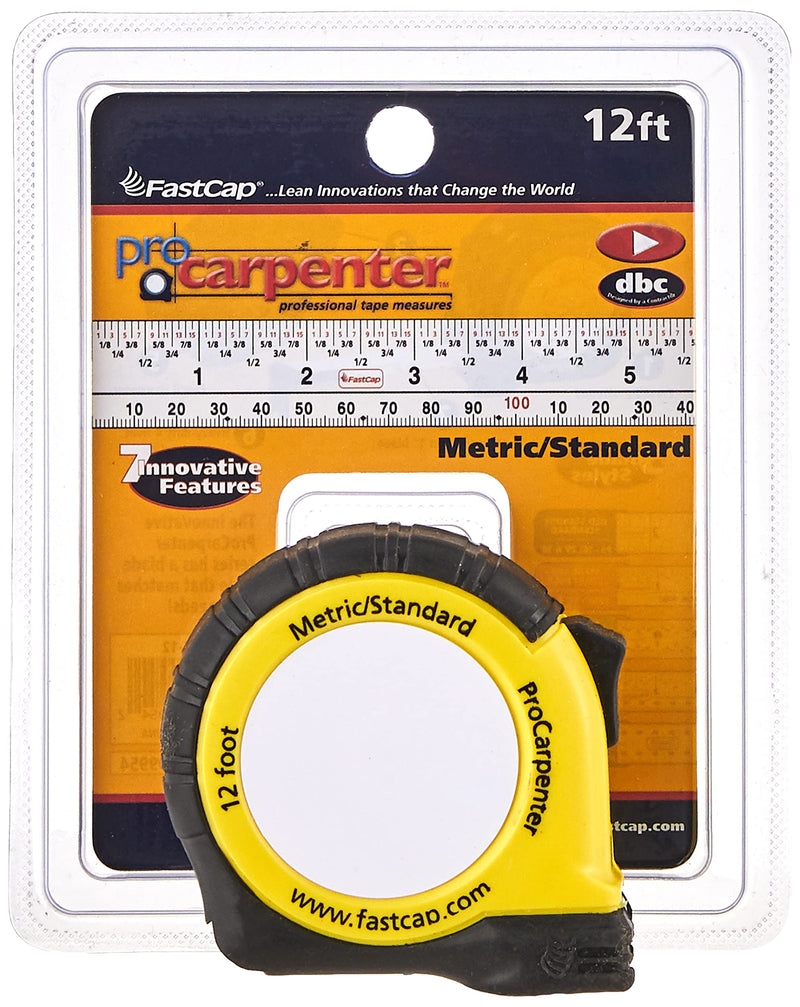  [AUSTRALIA] - Fastcap PMS-12 12-foot Metric/Standard Measuring Tape 1-Pack