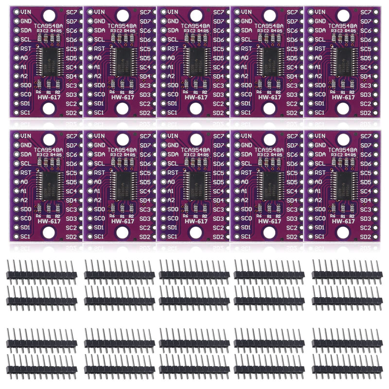  [AUSTRALIA] - Aobao 10pcs TCA9548A I2C IIC Multiplexer Breakout Board 8 Channel Expansion Board for Arduino
