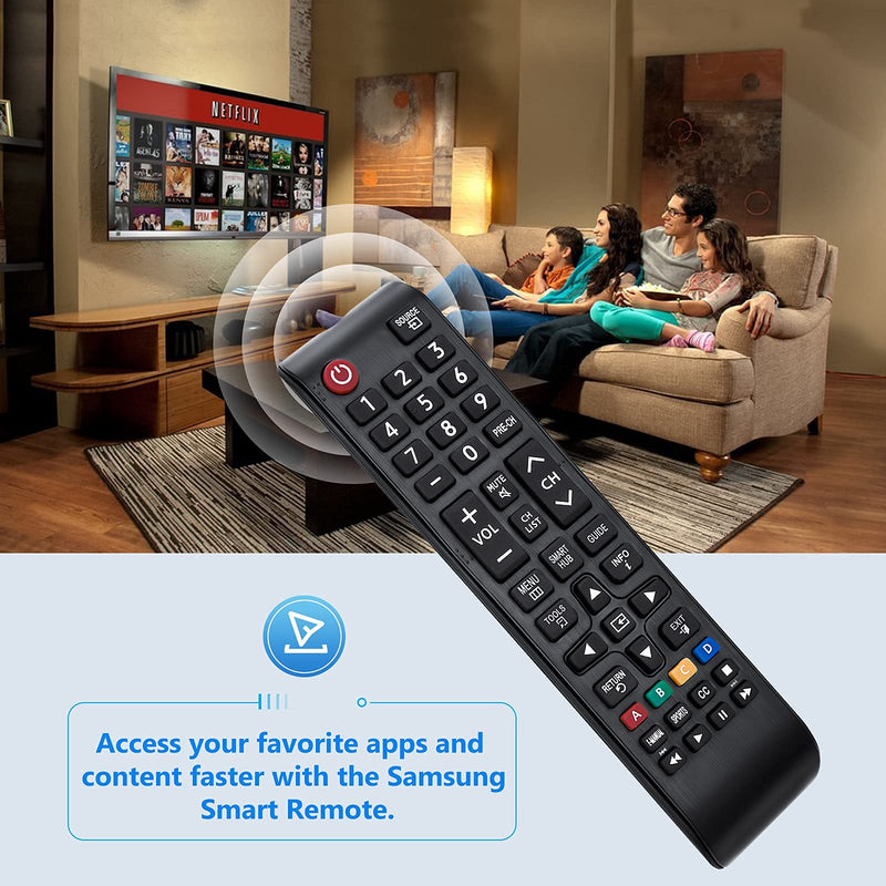  [AUSTRALIA] - Angrox Universal Remote Control for Samsung-TV-Remote All Samsung LCD LED HDTV 3D Smart TVs Models Universal Remote for Samsung TV (1PCS)