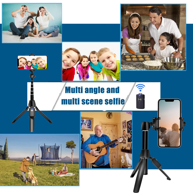  [AUSTRALIA] - Selfie Stick, 40 inch Extendable Selfie Stick Tripod,Phone Tripod with Wireless Remote Shutter,Group Selfies/Live Streaming/Video Recording Compatible with All Cellphones