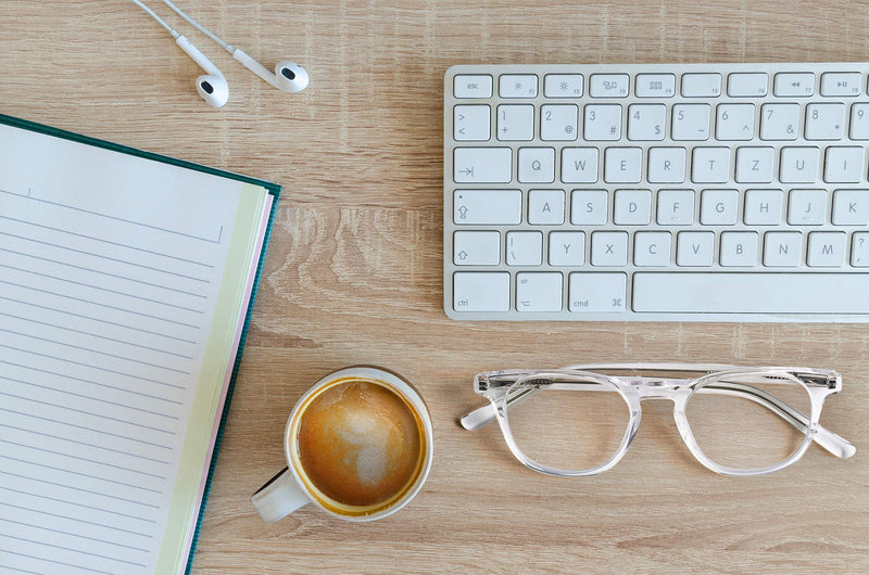  [AUSTRALIA] - KPI Blue Light Blocking Glasses | Eye Protection, Anti Glare Anti-Radiation Computer Reading Glasses | Filter Harmful Light from Digital Devices | Acetate Frame, Clear Lens, No Yellow or Blue Tint