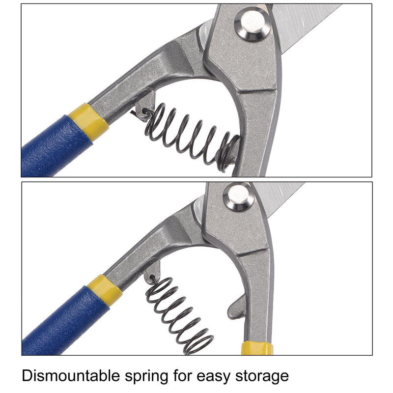  [AUSTRALIA] - uxcell Sheet Scissors 8inch High-frequency Quenching Straight Cut for Sheet Metal Hard Material Cutting with Comfortable Grips