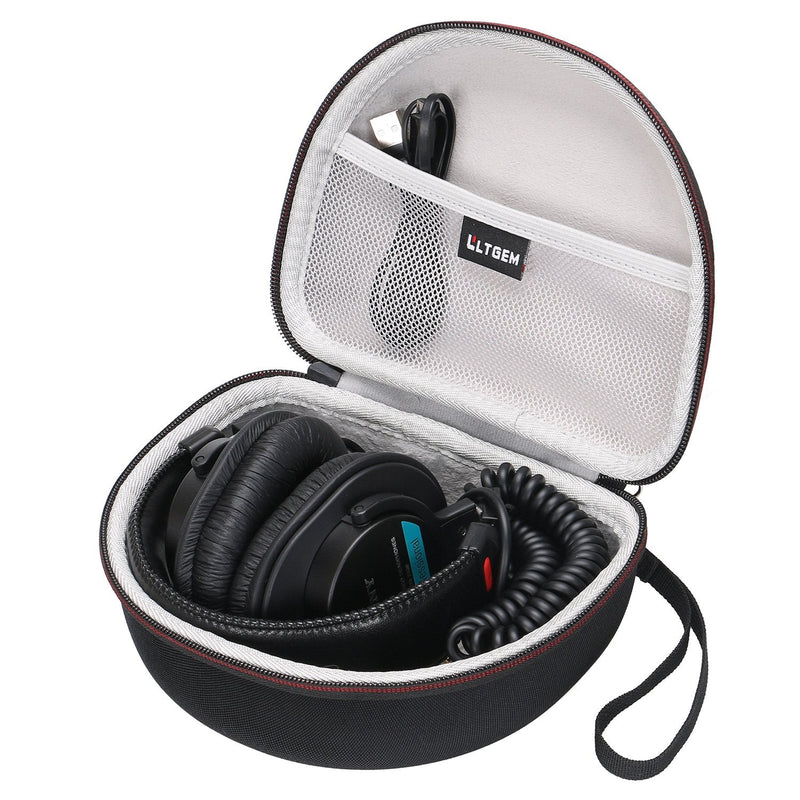  [AUSTRALIA] - LTGEM Hard Headphones Case for Sony MDR7506 Professional Large Diaphragm Headphone - Travel Carrying Storage Bag A-Gray