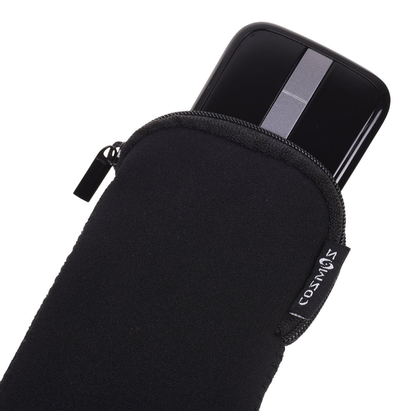 Cosmos Black Neoprene Zipper Carrying Protection Sleeve Case Pouch Cover for Microsoft Arc Touch Mouse (Black) - LeoForward Australia
