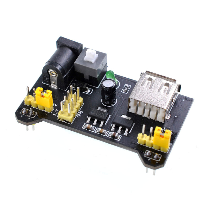  [AUSTRALIA] - Oiyagai 5pcs Breadboard Power Supply Module 3.3V/5V for Arduino Board Solderless Breadboard