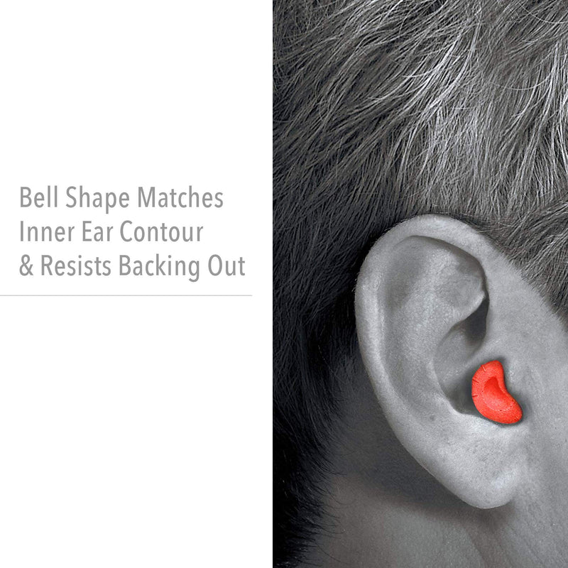  [AUSTRALIA] - Howard Leight MAX-1 Uncorded NR33 Foam Earplugs Box, 200 Pair (Orange) 200 Pairs