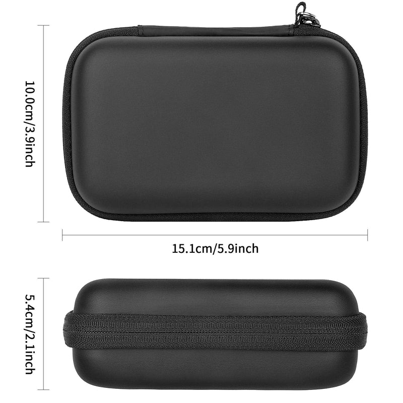  [AUSTRALIA] - Yinke Case for Canon Ivy Mobile Mini Photo Printer/ Canon Ivy CLIQ 2/+2 Instant Camera Printer, Travel Hard Carry Case Protective Cover (Black) Black