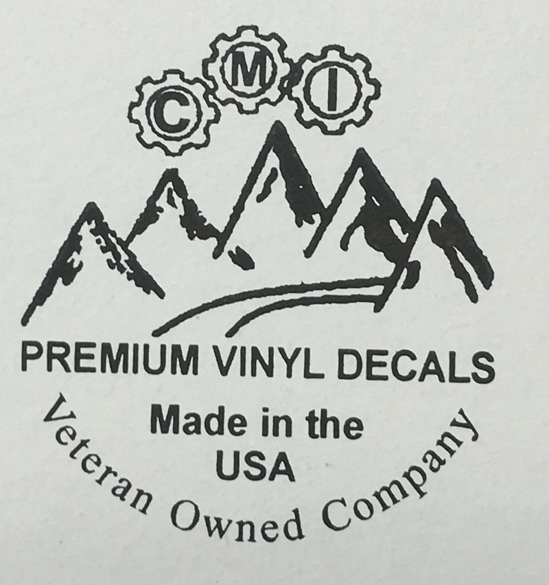  [AUSTRALIA] - CMI NI302 13.1 Vinyl Sticker (White) | Half-Marathon Decal | Premium Quality Vinyl Decal