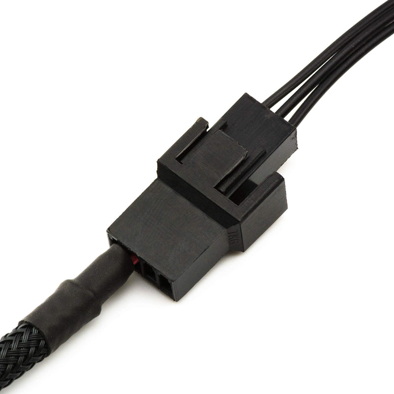  [AUSTRALIA] - CRJ SATA to 3 x 3/4-Pin PWM Sleeved Fan Power Adapter Cable