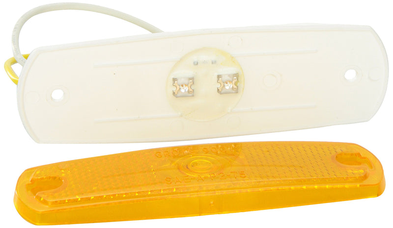  [AUSTRALIA] - Grote 47263 Yellow SuperNova Low-Profile LED Clearance Marker Light (out Bezel)