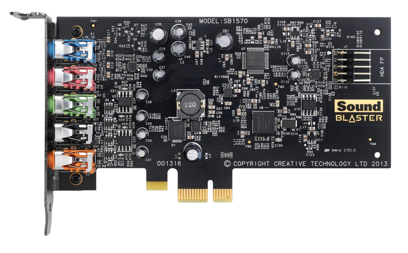  [AUSTRALIA] - Creative Sound Blaster Audigy FX PCIe 5.1 Sound Card with High Performance Headphone Amp 5.1 Channel Surround Sound