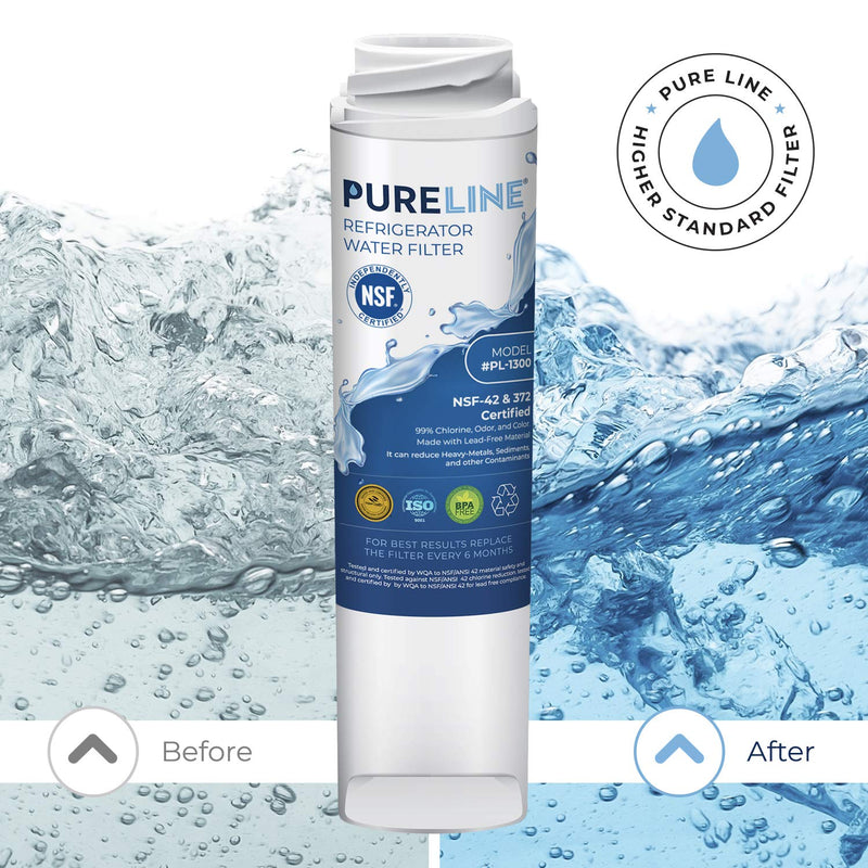 Pureline GSWF Water Filter Replacement. Compatible with GE GSWF, 238C2334P001, Kenmore 46-9914, 469914, 9914 (2 Pack) - LeoForward Australia
