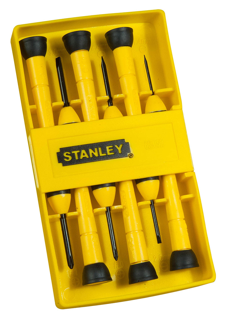  [AUSTRALIA] - Stanley 66-052 6-Piece Precision Screwdriver Set 1-Pack