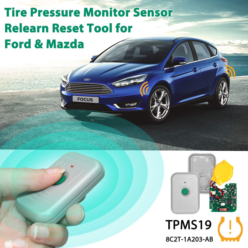Arozk TPMS Sensor Relearn Reset Tool for Ford and Mazda Tire Pressure Monitor System Sensor Programming Training Activation Tool TPMS Trigger Tool Motorcraft TPMS19 Transmitter - LeoForward Australia