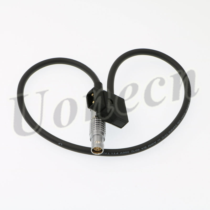  [AUSTRALIA] - Uonecn Anton Battery Power Cable 6 pin Female to Dtap plug Flexible Soft Cable For Red Scarlet Epic Camera 50cm