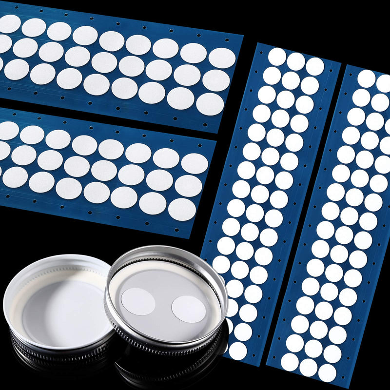  [AUSTRALIA] - 96 Pieces Synthetic Filter Paper Stickers 20 mm Filter Patch Sticker 0.25 µm Filter Paper Circles for Mushroom Cultivation Wide Mouth Jar Lids