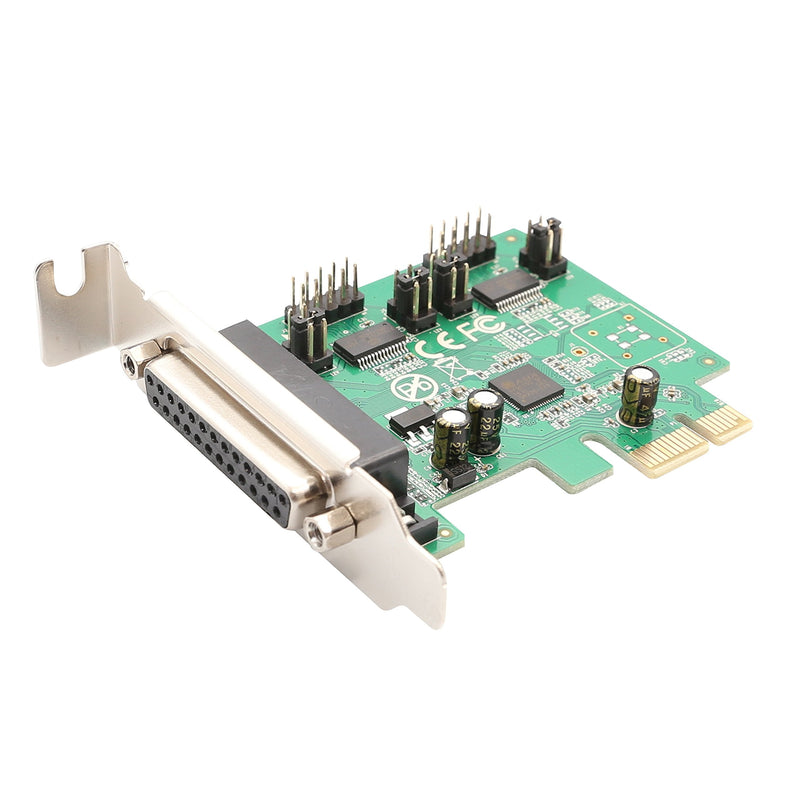  [AUSTRALIA] - IO Crest 2 Port Parallel 1 Por Serial PCIe x1 Card, PCI Express to DB25 and DB9 with Low Bracket, Support SPP / PS2 / EPP/ECP Modes RS232 / RS485 / RS422 and Centronics Interface SI-PEX50103