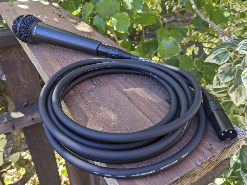  [AUSTRALIA] - Pig Hog PHM25 High Performance 8mm XLR Microphone Cable, 25 Feet