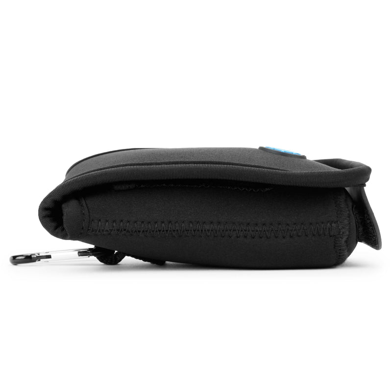 ENHANCE Universal Gaming Mouse Travel Case with Carabiner Clip & Accessory Pouch for Logitech G602 , SteelSeries Rival 600 , Razer DeathAdder & More eSports Wired and Wireless Mice - Black - LeoForward Australia