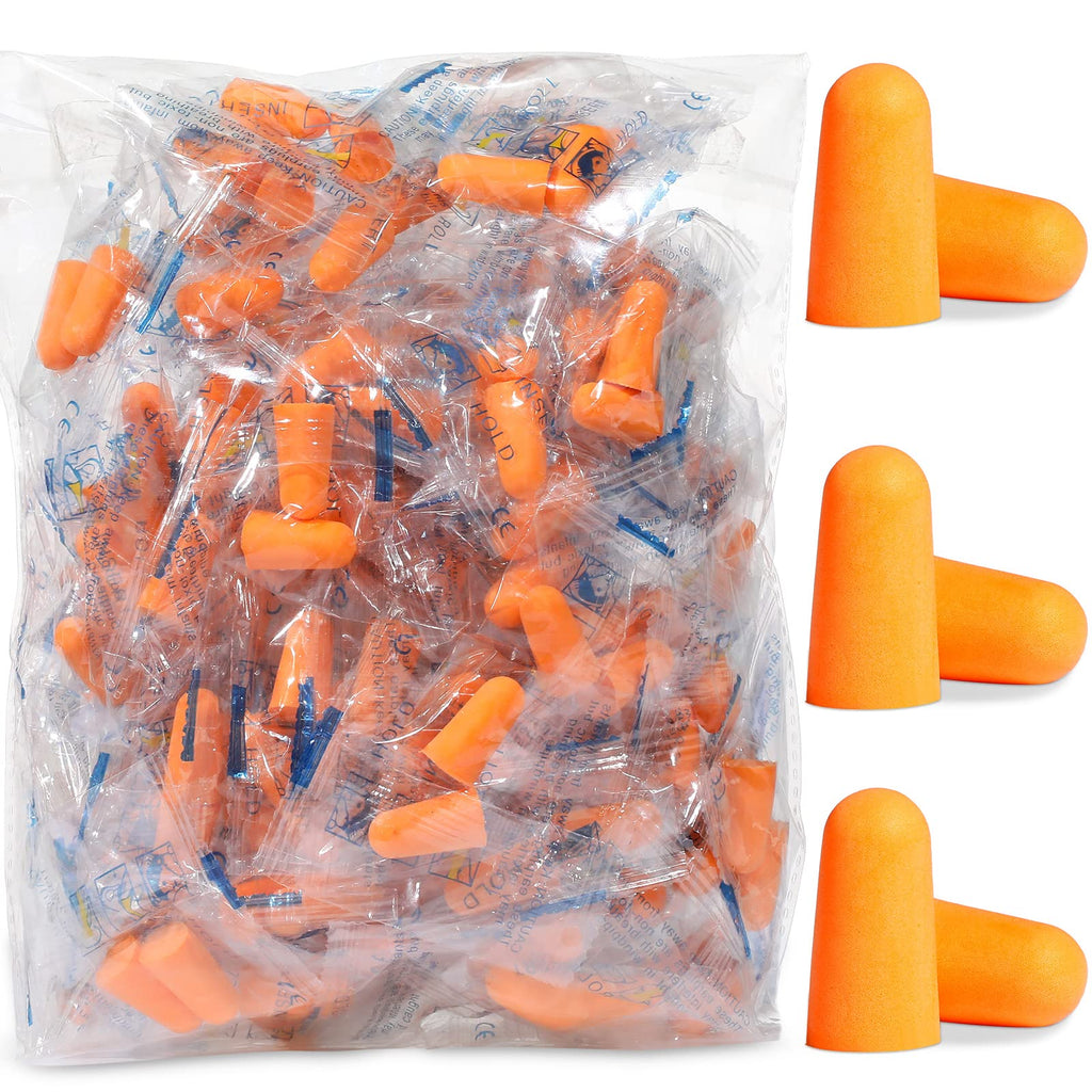  [AUSTRALIA] - 300 Pairs Ear Plugs for Sleeping Noise Cancelling Foam Ear Plugs Disposable Ear Plugs for Sleeping Noise Reduction Ear Plugs Sound Blocking for Work Motorcycle Riding Ear Plugs for Shooting Safety