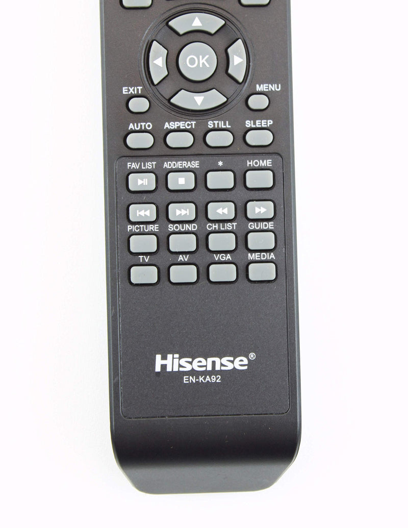 Original Hisense EN-KA92 LCD TV Remote Control Supplied with Models 32D37, 32H3B1, 32H3B2, 32H3C, 32H3E, 40H3B, 40H3C, 40H3E - LeoForward Australia