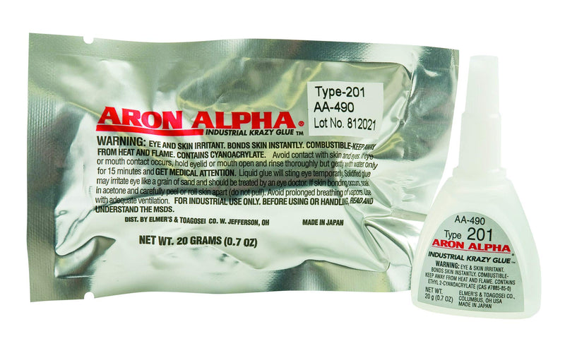  [AUSTRALIA] - Aron Alpha Type 221 (2 cps viscosity) Fast Set Instant Adhesive 20 g (0.7 oz) Bottle