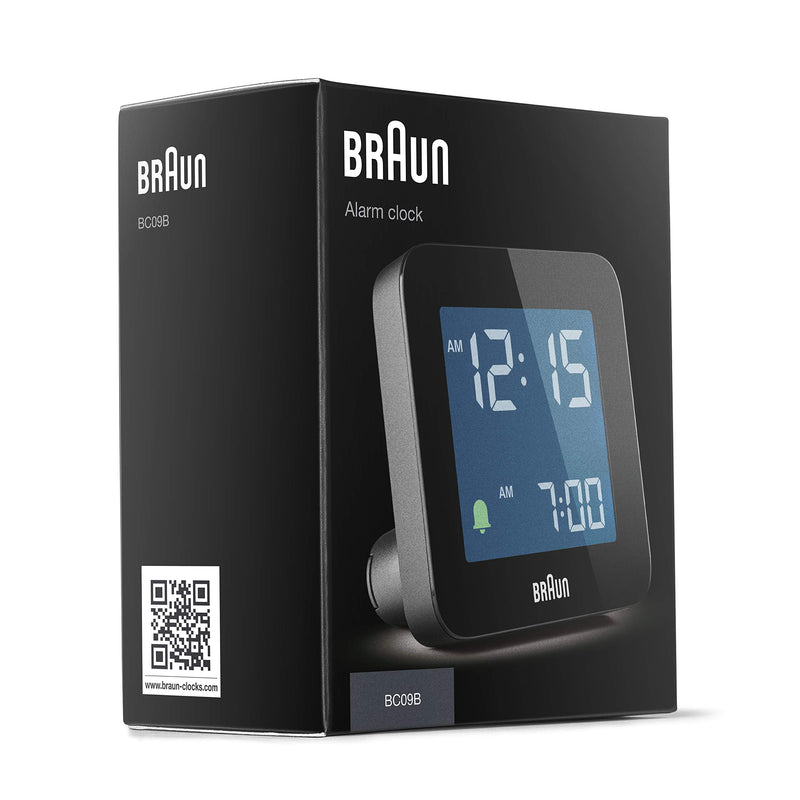  [AUSTRALIA] - Braun BC09 Digital Travel Clock - Black