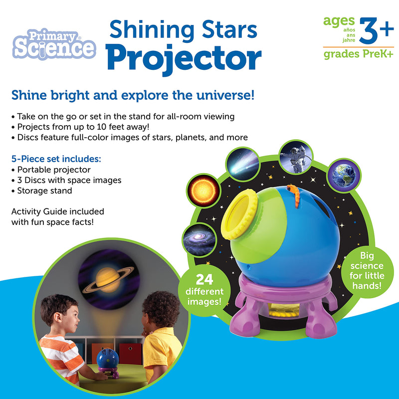 Learning Resources Shining Stars Projector, Solar System Space Toy Set, 5 Piece Set, Ages 3+ - LeoForward Australia