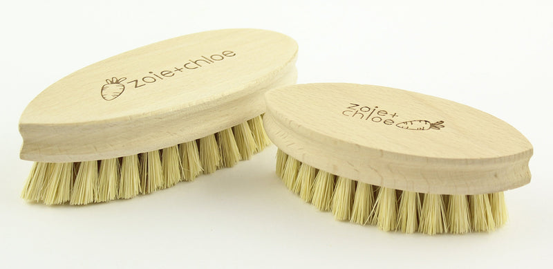 Zoie + Chloe 100% Natural Plant-Fiber Soft Bristles Vegetable Brush Small 4.3 INCH - LeoForward Australia