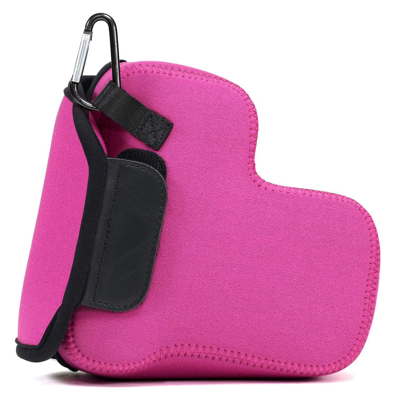  [AUSTRALIA] - MegaGear Ultra Light Neoprene Camera Case Compatible with Sony Cyber-Shot DSC-RX10 IV, DSC-RX10 III Hot Pink