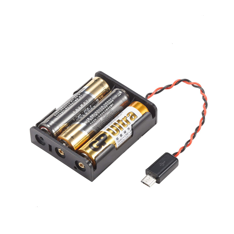  [AUSTRALIA] - Vilros 3 AA Battery Holder with Micro USB Connector for Raspberry Pi Pico